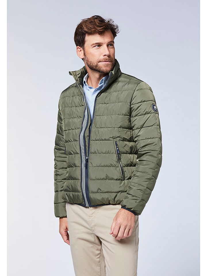 Polo Sylt Kurtka pikowana w kolorze khaki