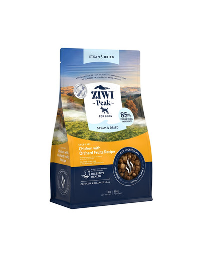 ZIWIPEAK Dog Steam & Dried suszona karma z kurczakiem dla psów 800 g -