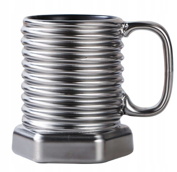 Kubek Majsterkowicza Srebrna Śruba Ceramiczny Śmieszny Prezent 380Ml