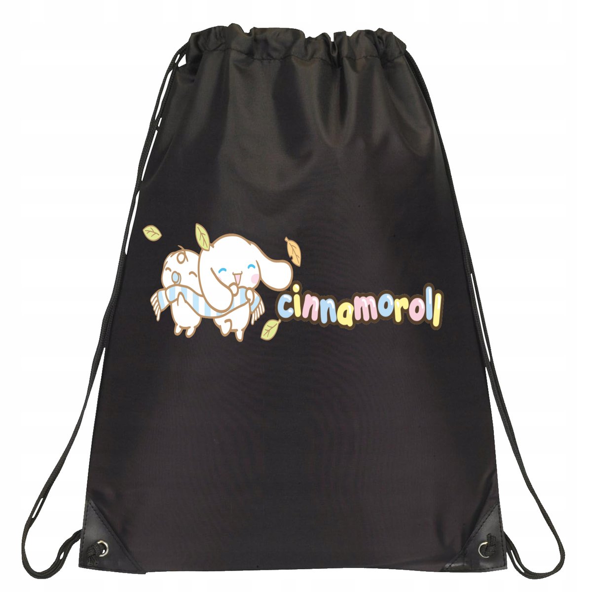 top P126 PLECAK WOREK NA BUTY TORNISTER CINNAMOROLL MANGA JAKOŚĆ CZARNY