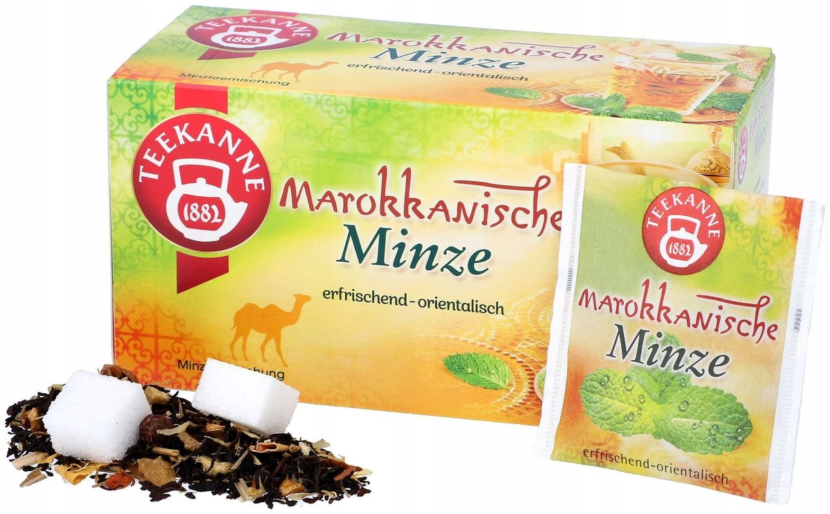 ﻿Herbata ziołowa miętowa TEEKANNE Marokańska Mięta