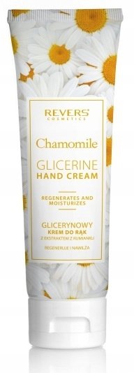Revers, Glicerynowy Krem do rąk nawilżający z ekstraktem z rumianku, 125ml