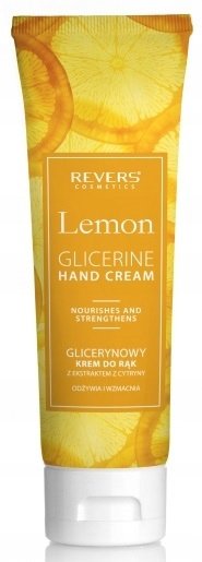 Revers, Glicerynowy Krem do rąk nawilżający z ekstraktem z cytryny, 125ml
