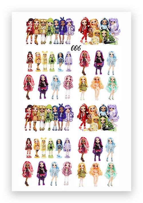 1szt TATUAŻE DZIARY ZMYWALNE DLA DZIECI NA URODZINY MONSTER HIGH LALKI 006