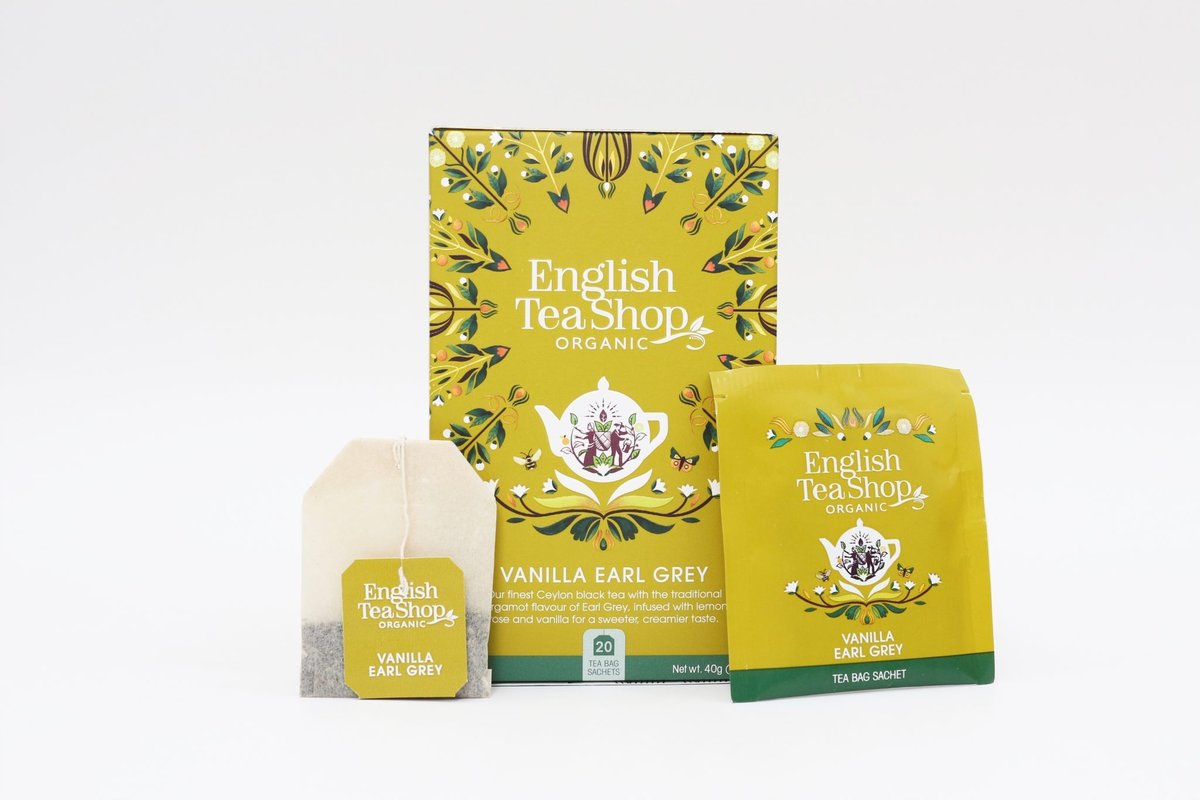 Herbata Vanilla Earl Grey 20 saszetek Aromatyczna Ekologiczna Czarna Herbat