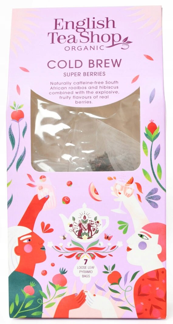 NOWOŚĆ 2024 Cold Brew - Super Berries, herbatka na zimno, 7 piramidek