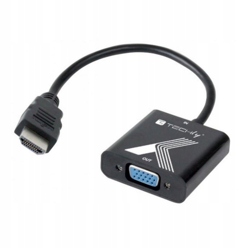 Konwerter/Adapter Techly HDMI/VGA D-Sub 1920x1200