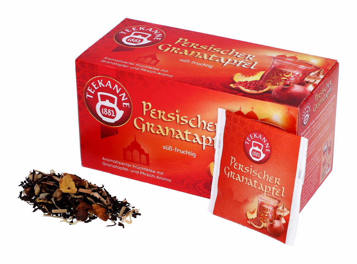 Teekanne, herbata owocowa, perski granat, 20 torebek