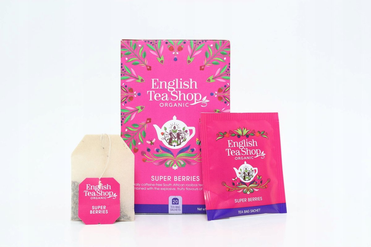 Super Berries - Ekologiczna Herbatka Owocowa, 20 Saszetek