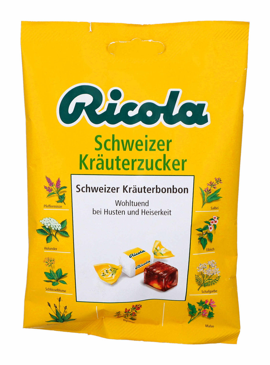 Ricola, cukierki ziołowe na kaszel, 75g