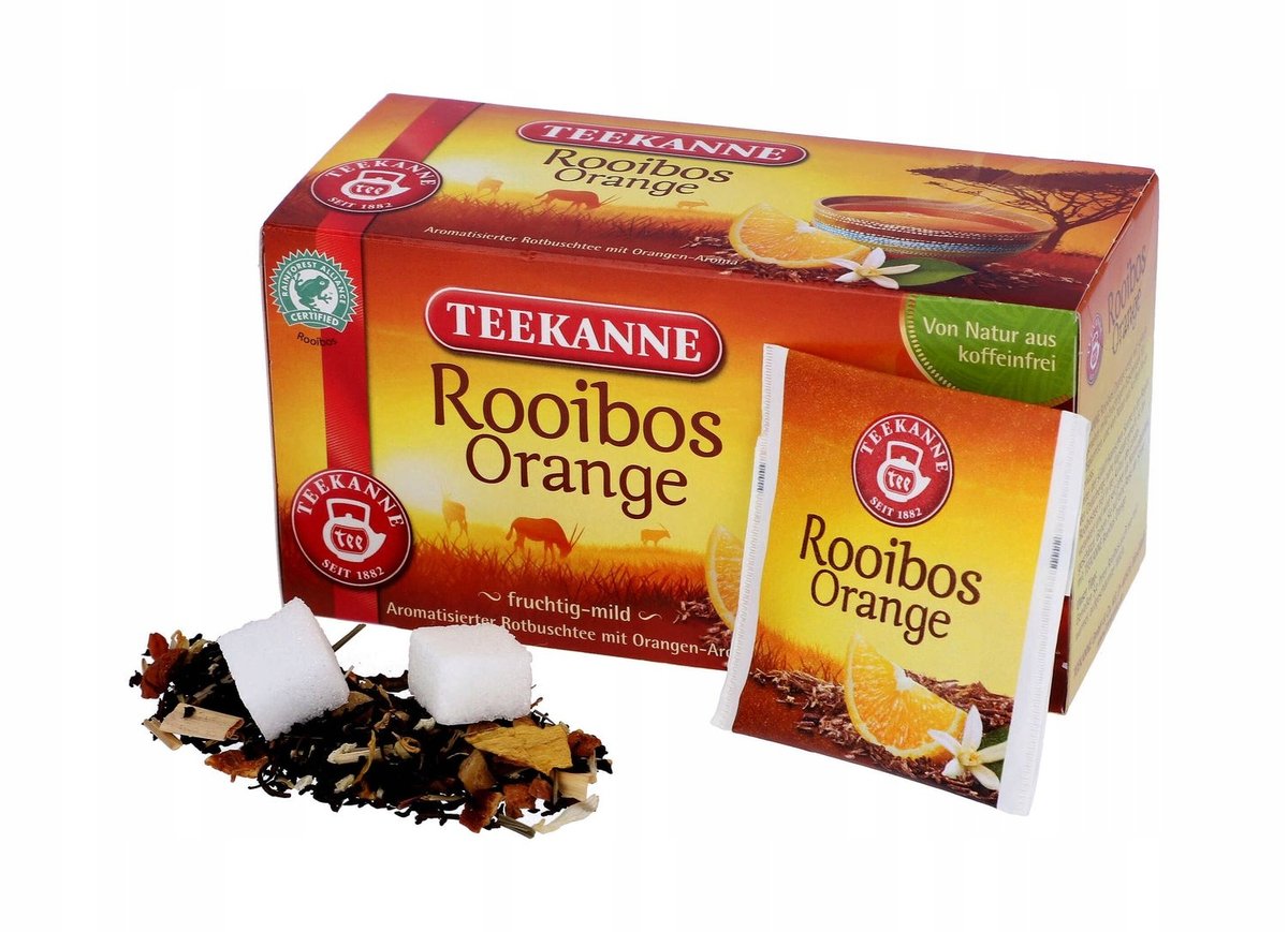 Teekanne, herbata rooibos pomarańcza, 20 torebek