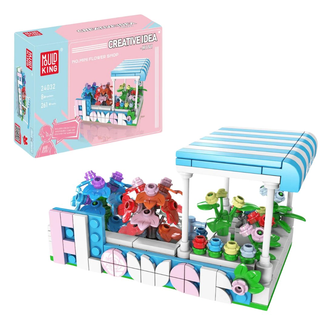Mini Zestaw Kwiaciarnia - Klocki konstrukcyjne MOULD KING 261el.