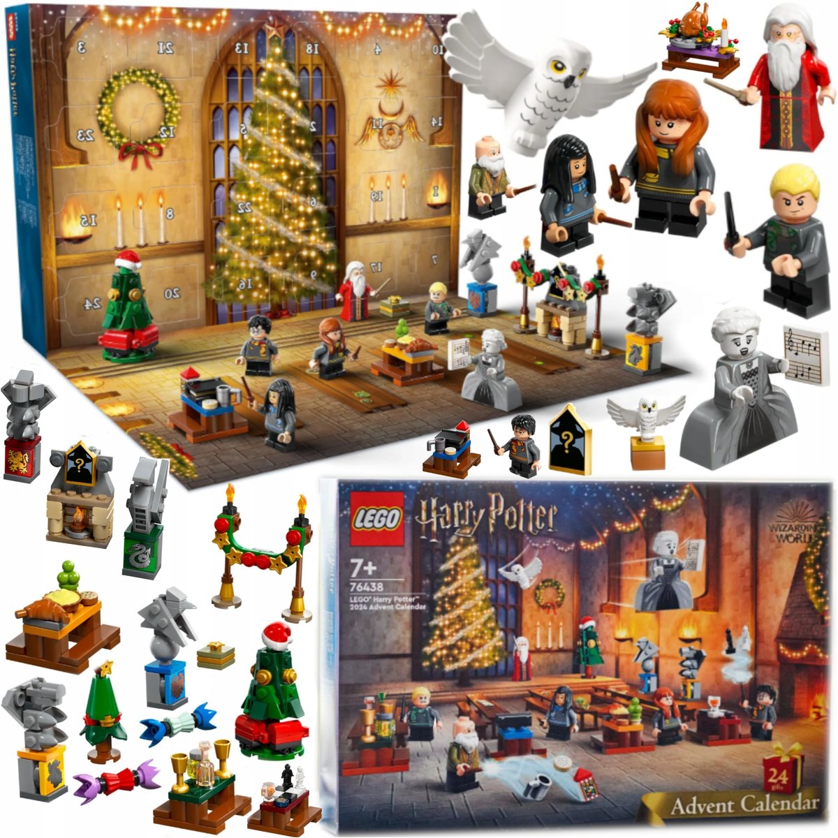 KALENDARZ ADWENTOWY PREZENT DLA CHŁOPAKA LEGO HARRY POTTER 301 ELEMENTÓW