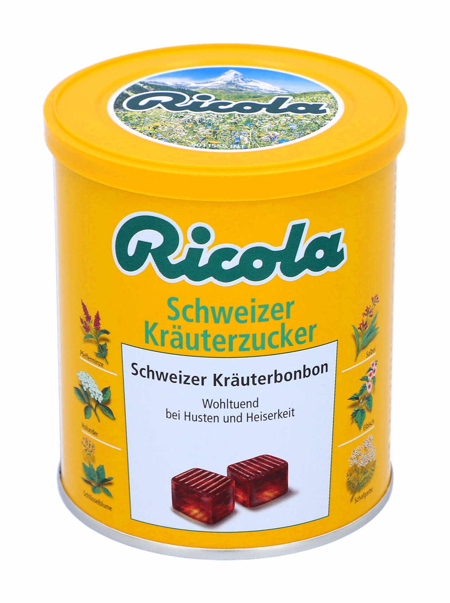 Ricola, cukierki ziołowe na kaszel, 250g