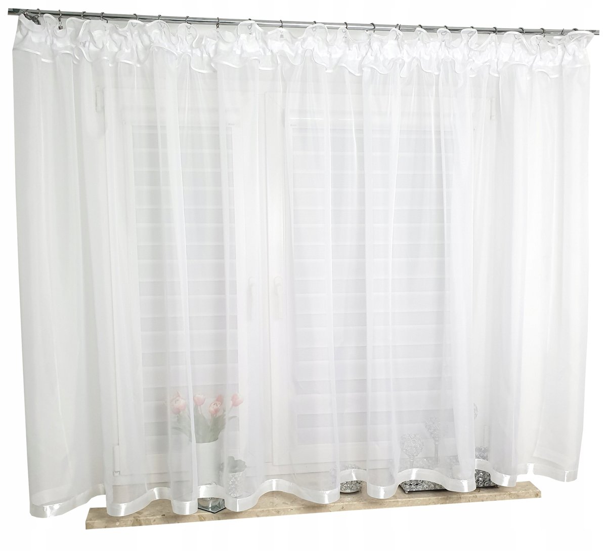 Firana prosta Firany 150x500 cm Firanki gotowe