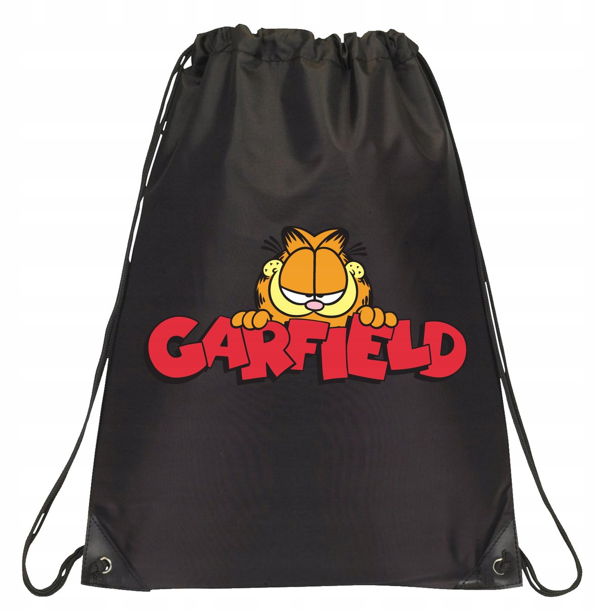 P036 PLECAK WOREK NA BUTY GARFIELD ŚMIESZNA KOT BAJKA USA PREZENT JAKOŚĆ