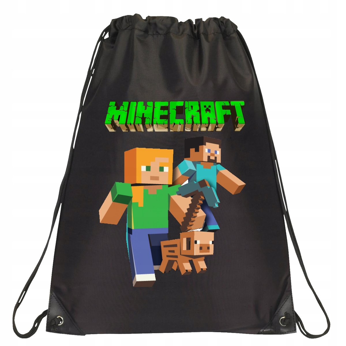 P205 PLECAK WOREK NA BUTY MINECRAFT DLA FANA GRA KOMPUTEROWA PREZENT