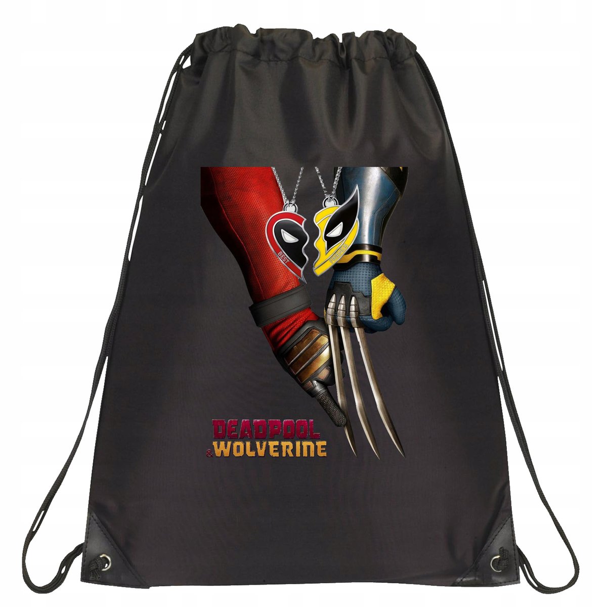 P194 PLECAK WOREK NA BUTY DEADPOOL WOLVERINE LOGAN X-MEN MARVEL PREZENT