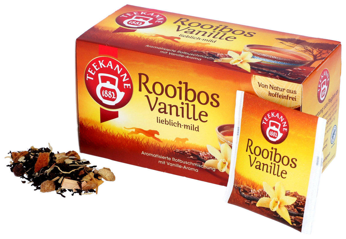 Teekanne, herbata rooibos, waniliowa, 20 torebek