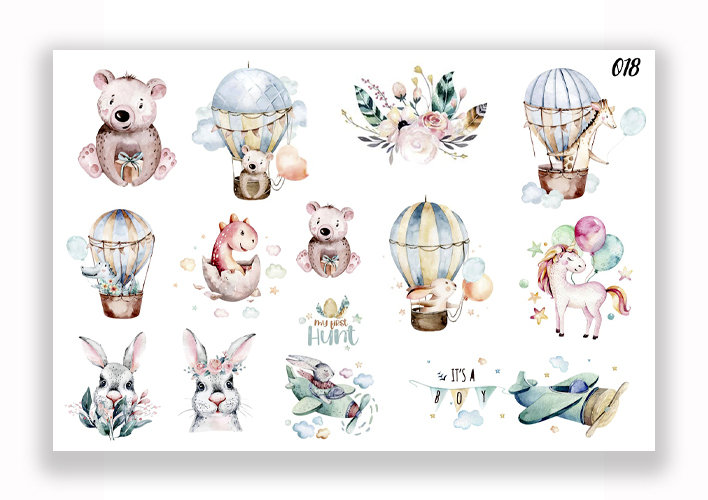 1szt TATUAŻE DZIARY ZMYWALNE DLA DZIECI NA URODZINY 018