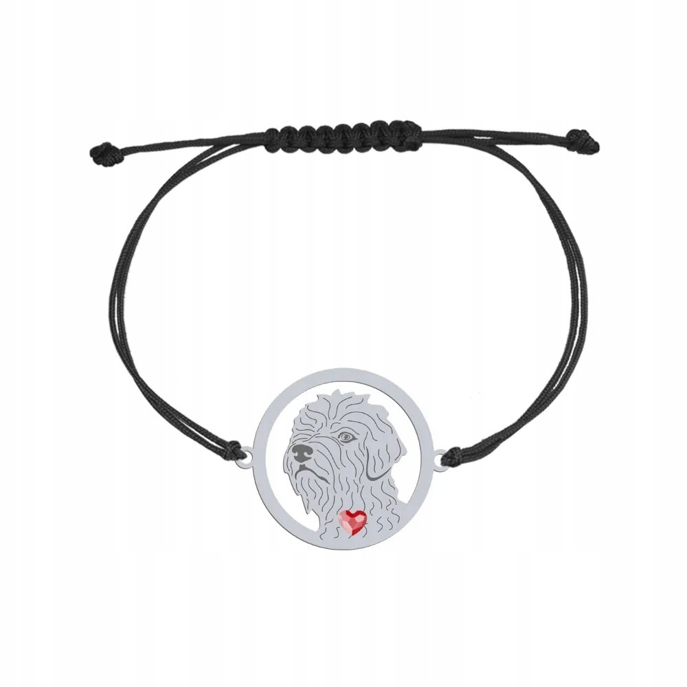 Bransoletka Srebrna z psem Irish Glen of Imaal Terrier 925 Biżuteria GRAWER