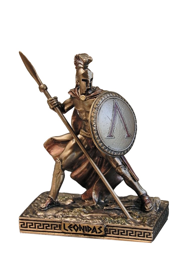 LEONIDAS KRÓL SPARTY MAŁA FIGURKA KOLEKCJONERSKA NA PREZENT 8 cm