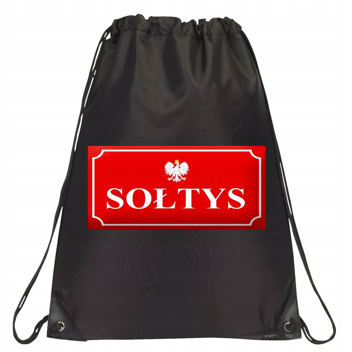 P209 PLECAK WOREK NA BUTY SOŁTYS DLA SOŁTYSA PREZENT JAKOSĆ CZARNY