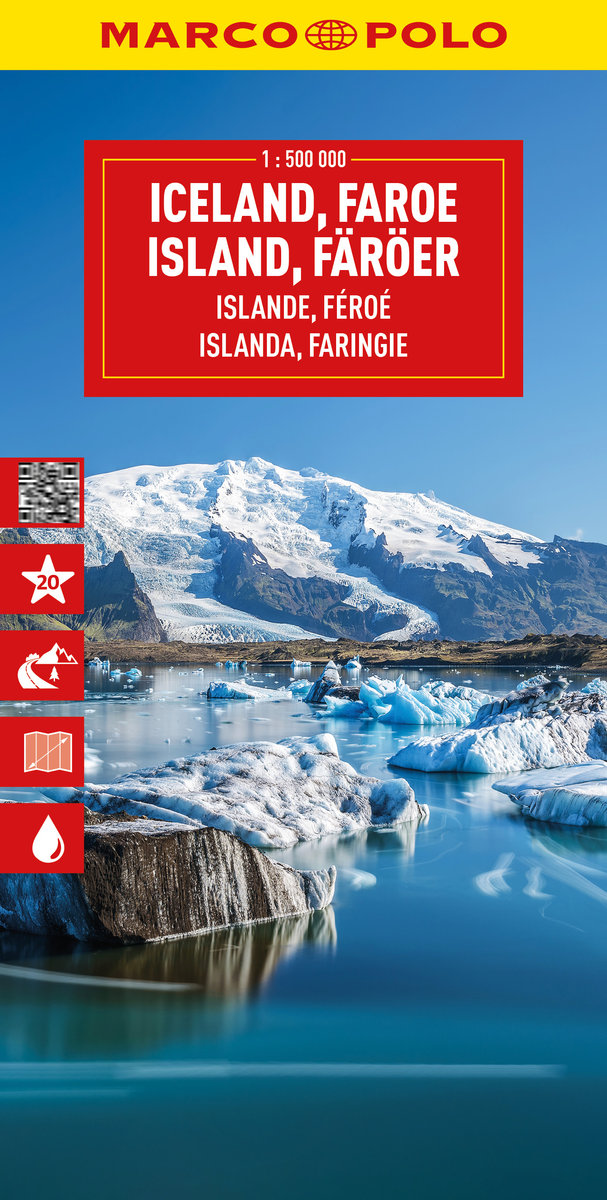Islandia. Mapa drogowa. 1:500 000
