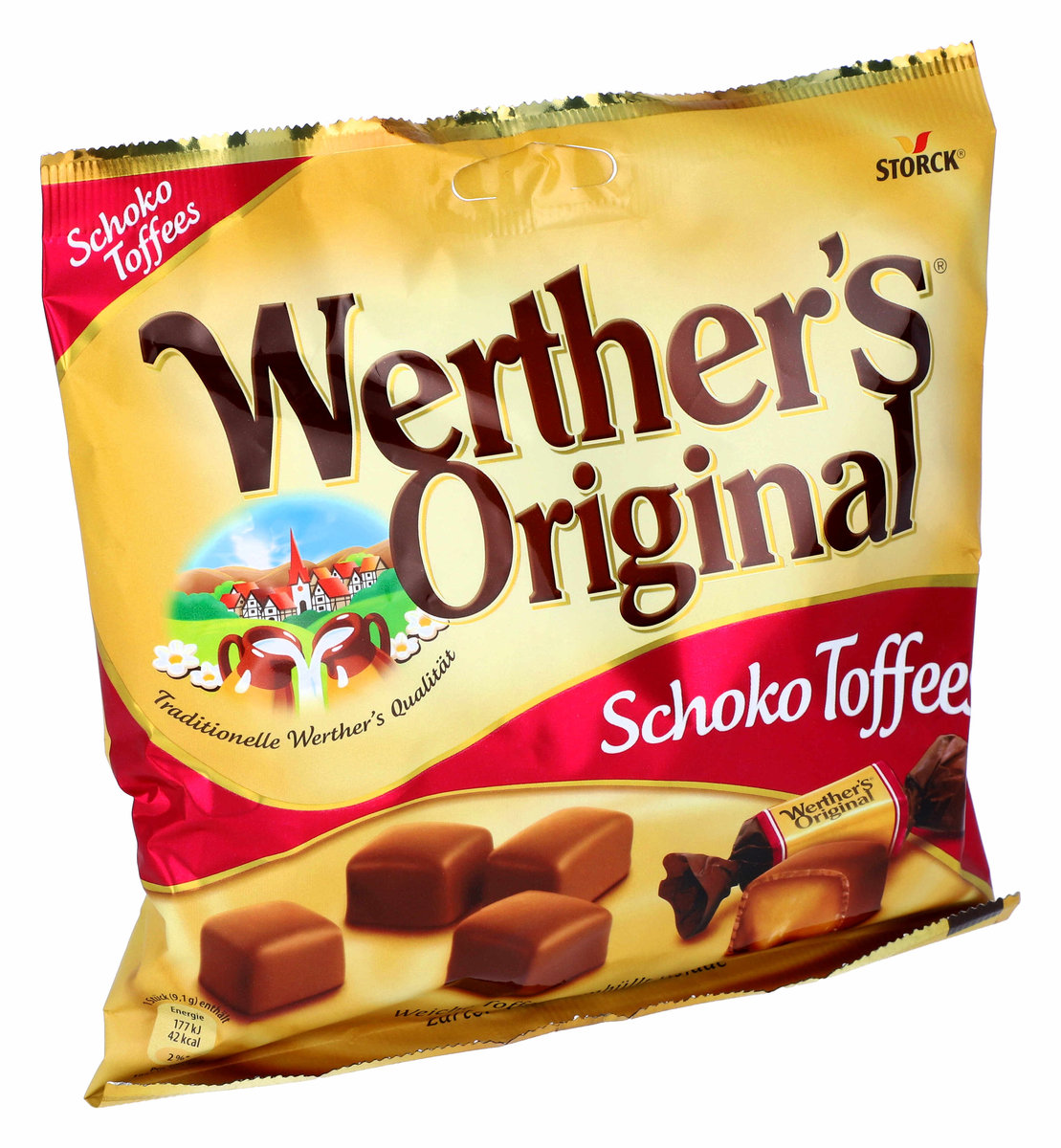 Werther's Original, cukierki karmelowe, Schoko Toffees, 180g