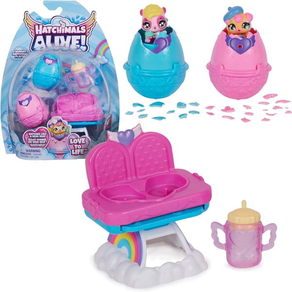 HATCHIMALS Alive Zestaw Dwóch Jajek Wylęgających Się Pod Wodą