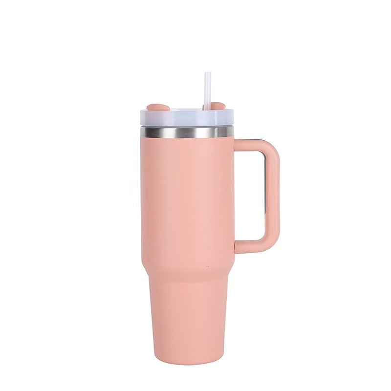 KUBEK TERMICZNY ZE SŁOMKĄ 1200ML KUBEK TERMICZNY ZE SŁOMKĄ ŁOSOSIOWY