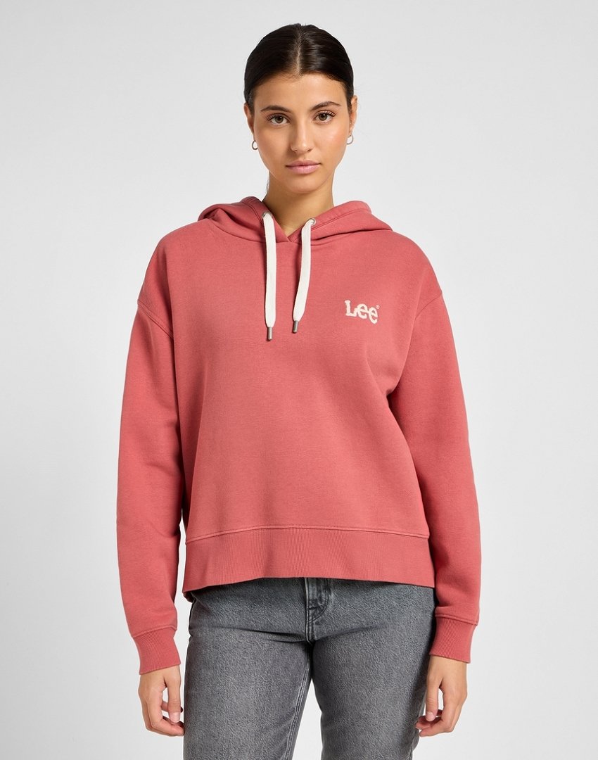 BLUZA DAMSKA Z KAPTUREM LEE 112355152 ESSENTIAL HOODIE CINNAMON S