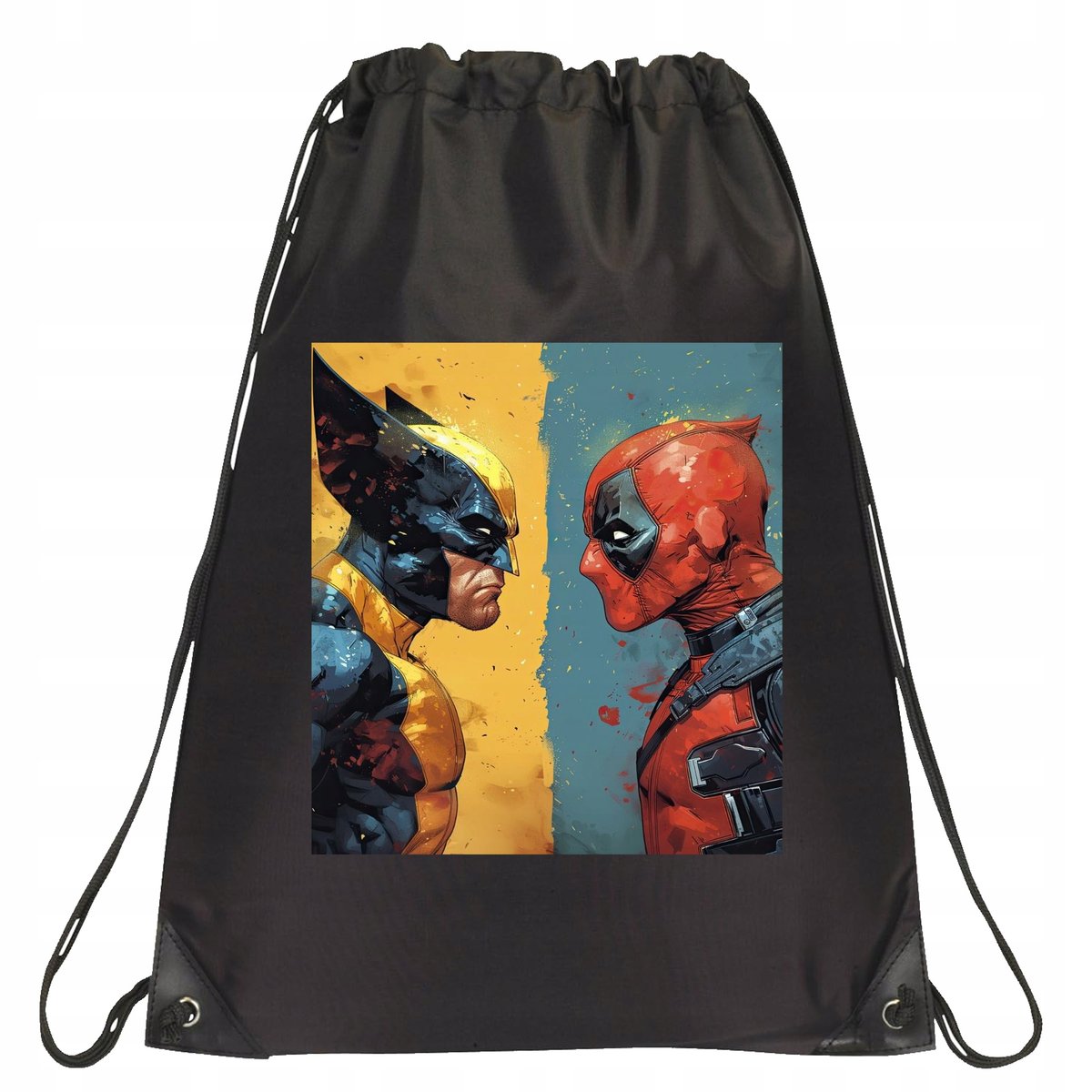 P197 PLECAK WOREK NA BUTY DEADPOOL WOLVERINE LOGAN X-MEN MARVEL PREZENT