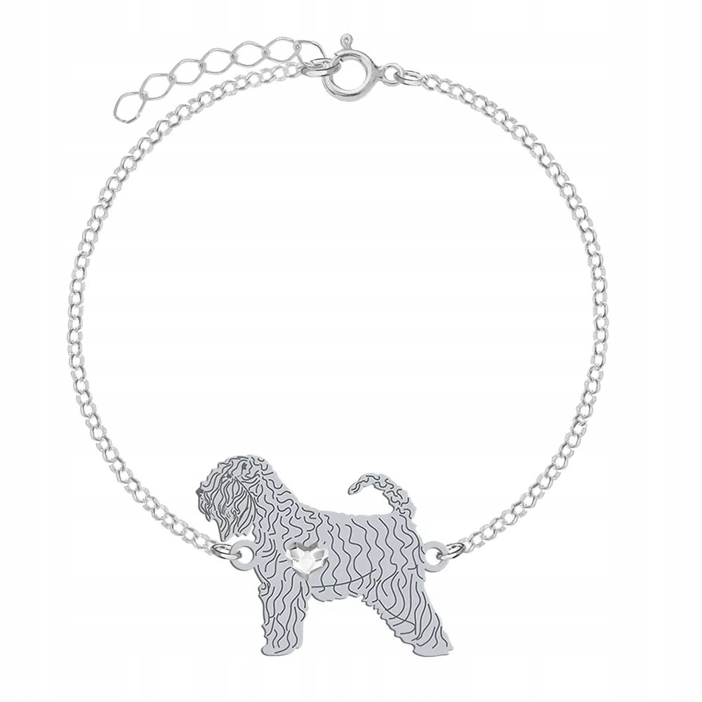Bransoletka Srebrna Irish Soft-coated Wheaten Terrier 925 Kobieta GRAWER