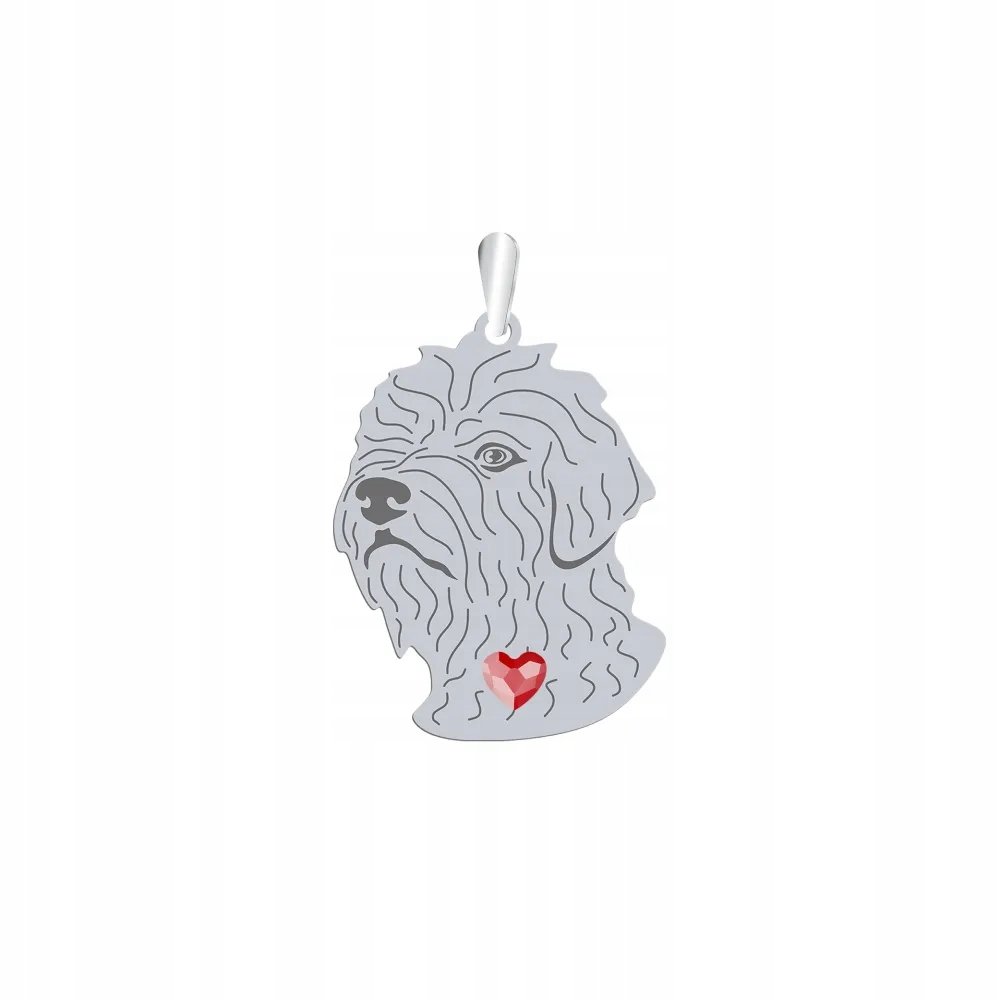 Zawieszka Srebrna z psem Irish Glen of Imaal Terrier 925 Biżuteria GRAWER