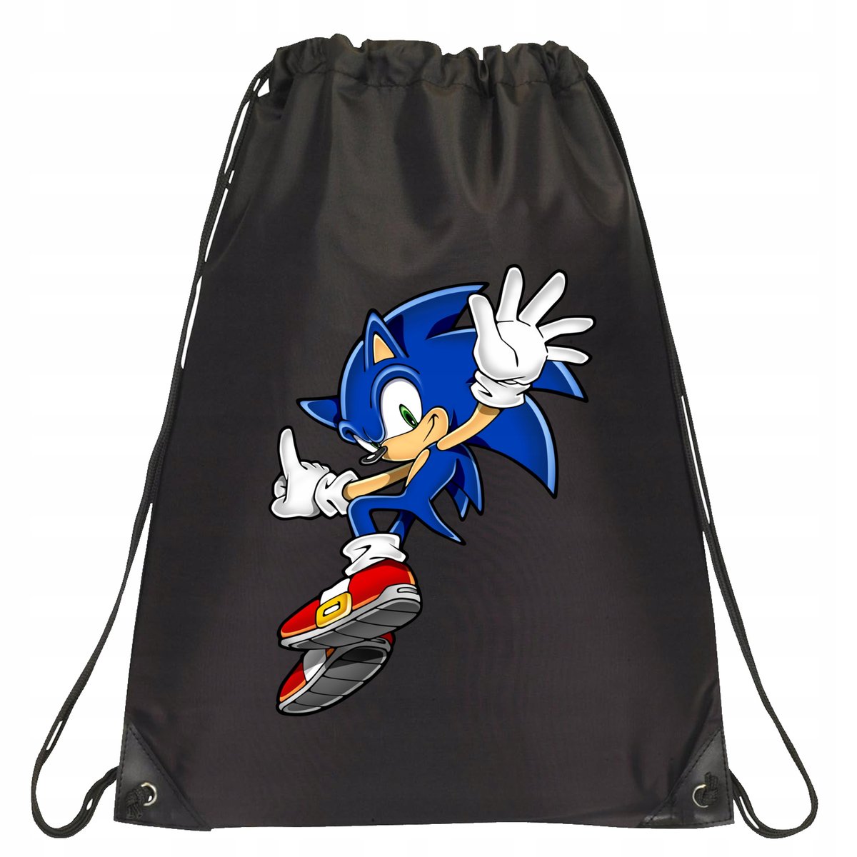 P211 PLECAK WOREK NA BUTY SONIC SZYBKI JAK BŁYSKAWICA PREZENT DLA FANA