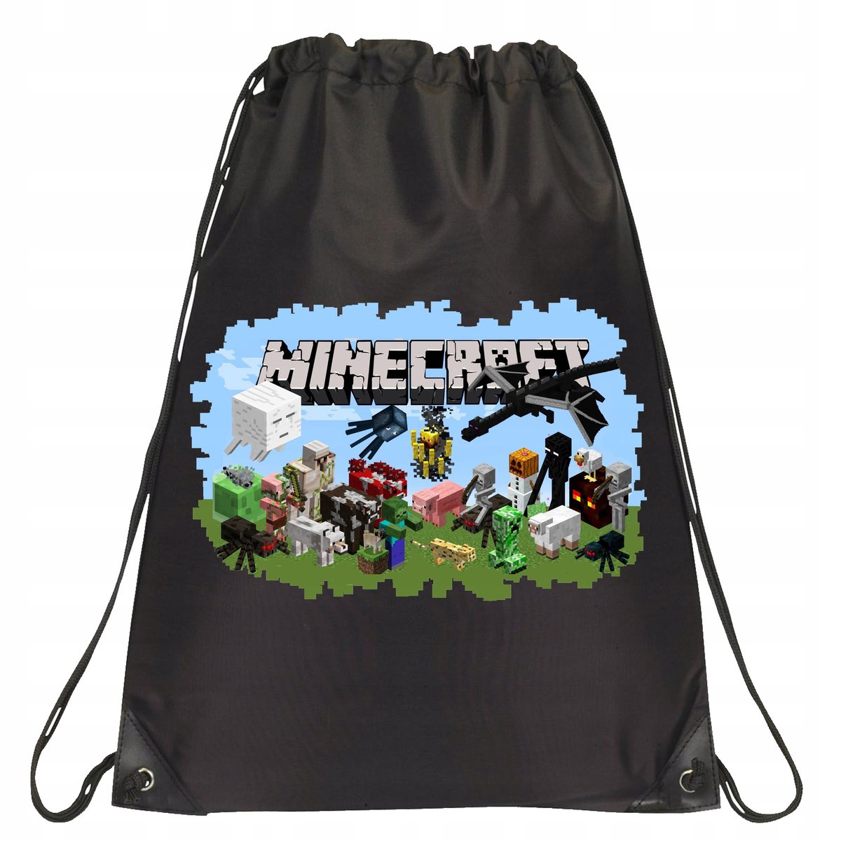 P203 PLECAK WOREK NA BUTY MINECRAFT DLA FANA GRA KOMPUTEROWA PREZENT