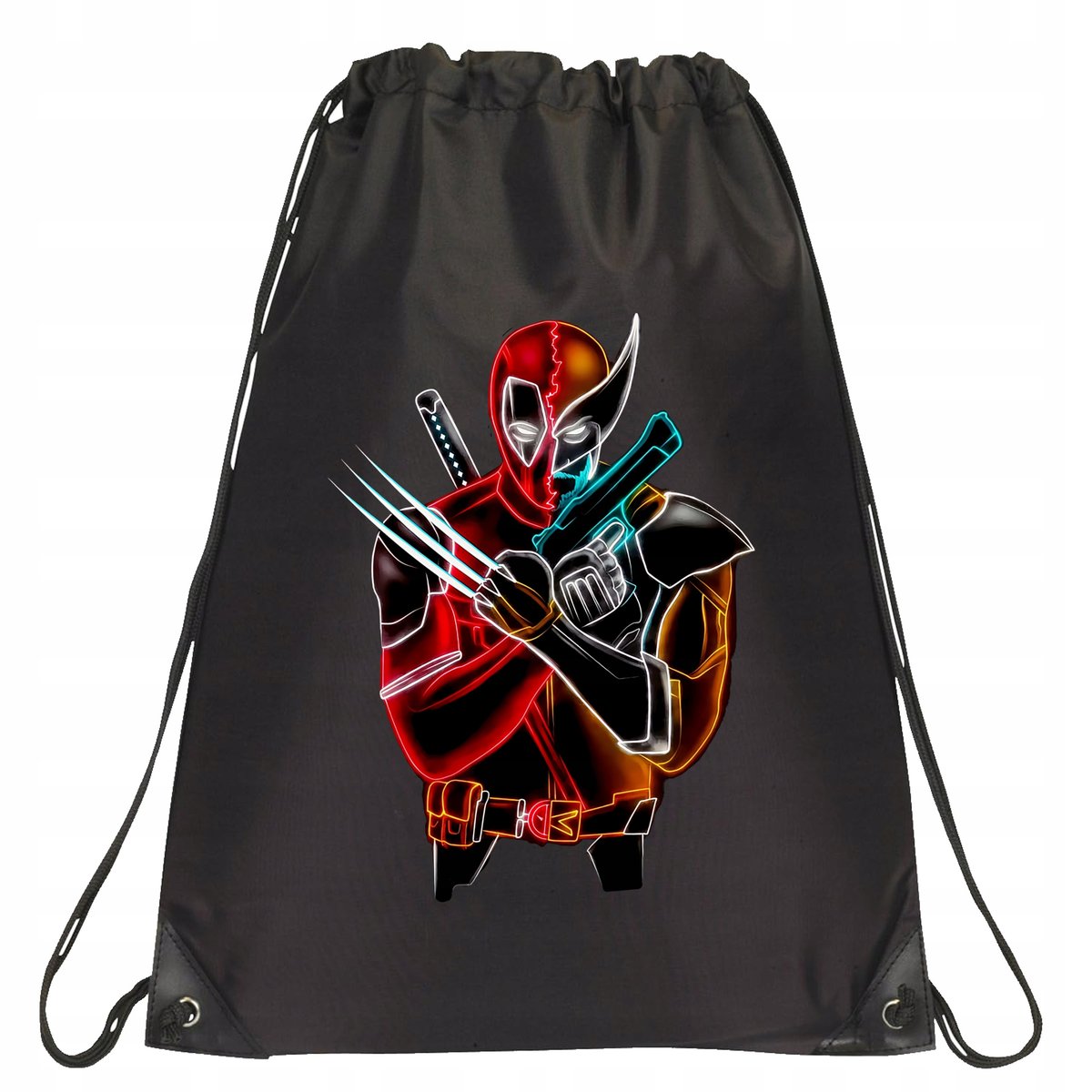 P195 PLECAK WOREK NA BUTY DEADPOOL WOLVERINE LOGAN X-MEN MARVEL PREZENT
