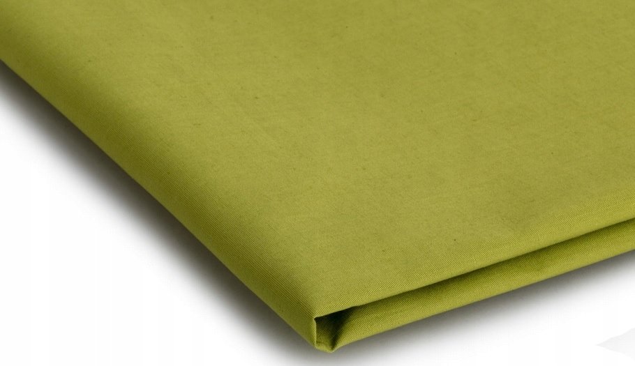 PRZEŚCIERADŁO 160X200 BAWEŁNIANE BEZ GUMKI LIMONKA