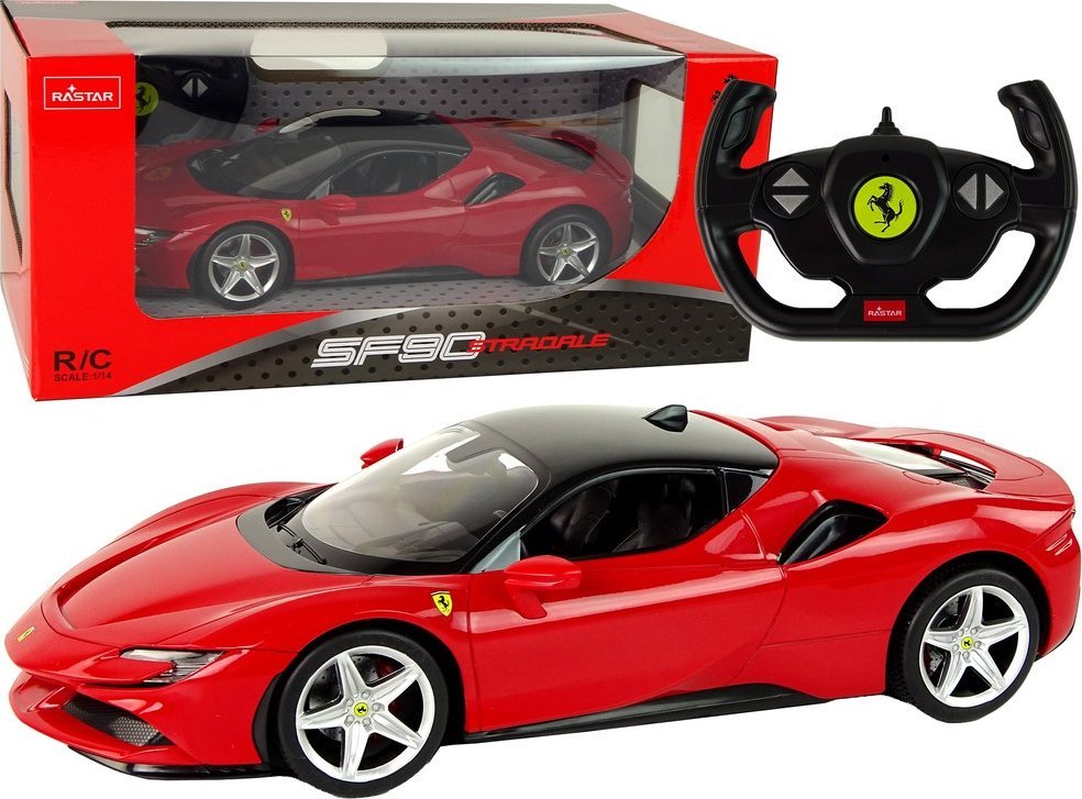 Rastar Auto R/C Ferrari SF90 1:14 Rastar Czerwone