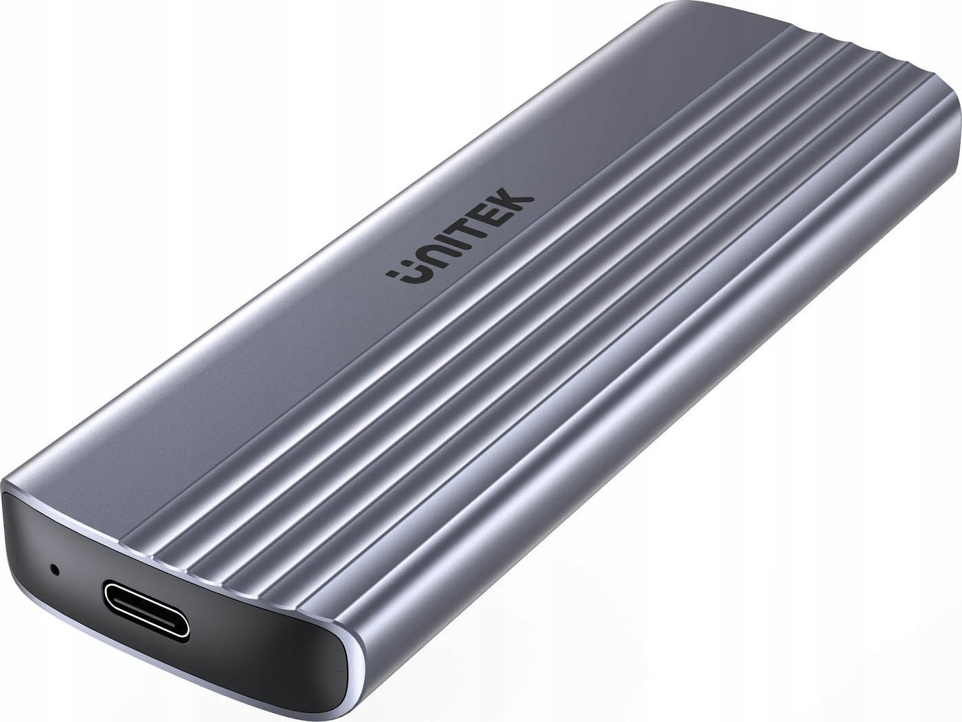 Kieszeń Unitek Obudowa zewnętrzna na dysk SSD M.2 PCIe/NVMe USB TYP-C 10Gbps, aluminium S1241B01