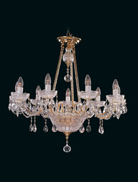Żyrandol kryształowy 9-ramienny - Elite Bohemia