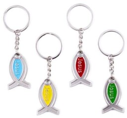 Brelok rybka z napisem Jezus