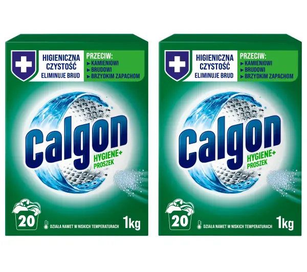 Calgon Hygiene+ zestaw 2x1kg