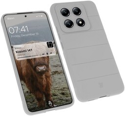 Bizon Pancerne etui Case Tur do Xiaomi 14T, jasnoszare