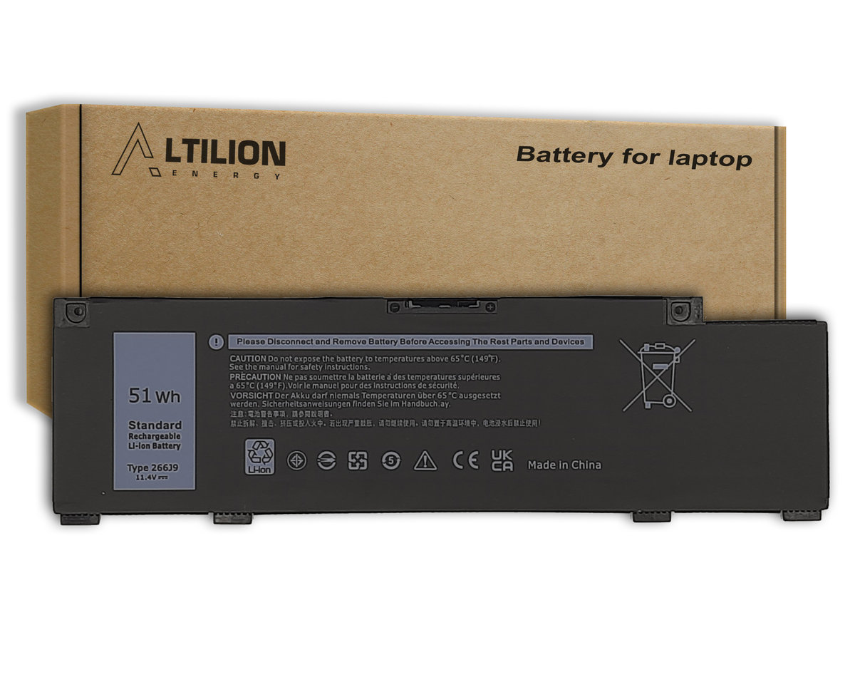 Bateria 266J9 do Dell G3 15 3500 3590 / G5 15 5500 5505 / Inspiron 14 5490