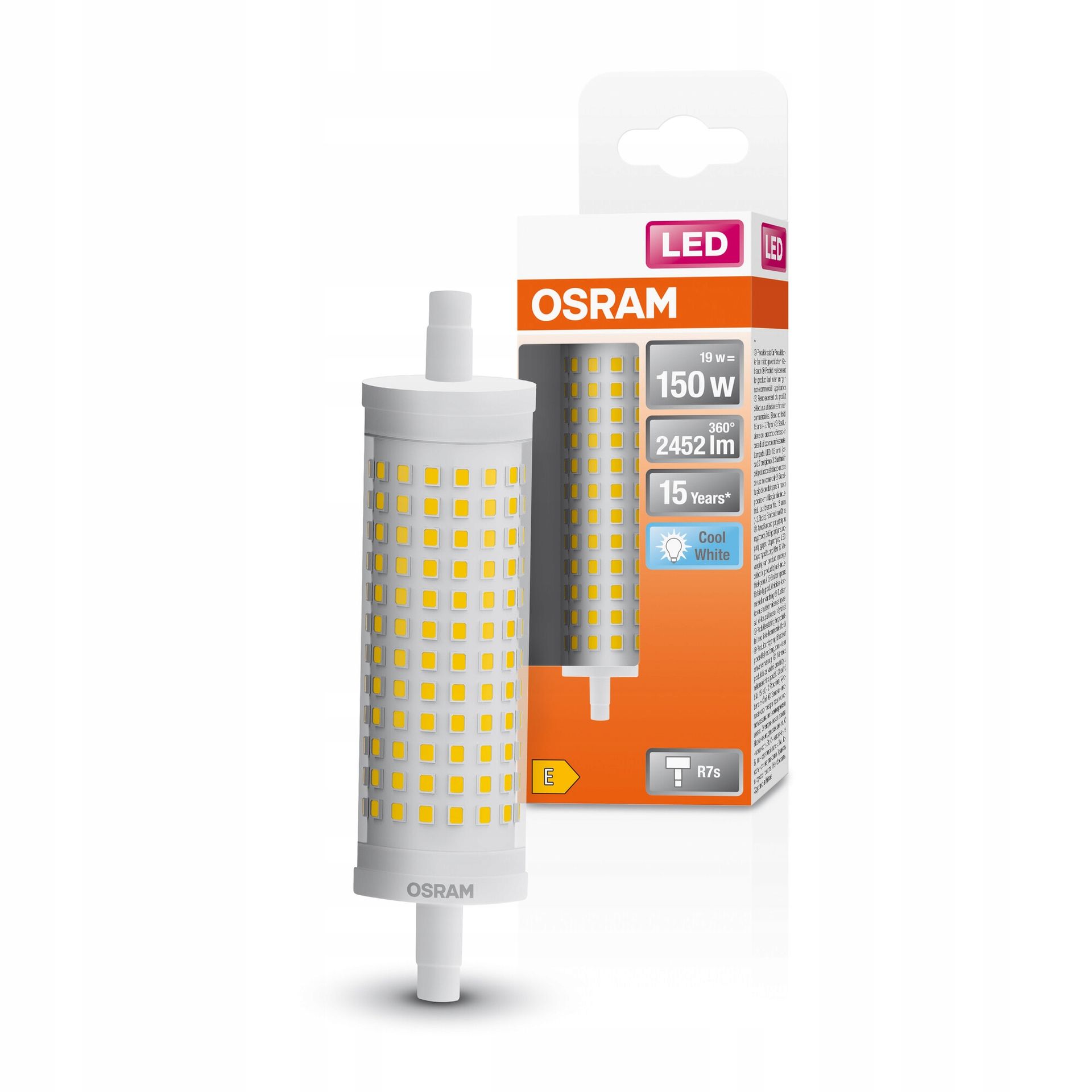 Żarówka Led R7s 118mm 19W=150W 4000K 2452lm Osram