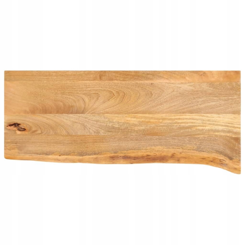 Blat Stołu Z Naturalną Krawędzią 70X20X2,5CM Drewno Mango