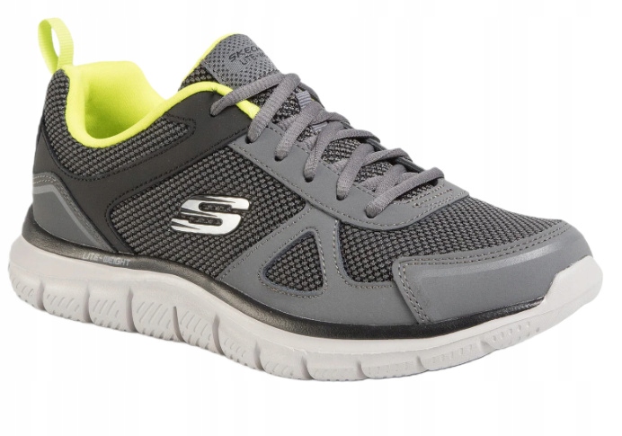 Skechers Buty Męskie Sportowe Track Bucolo szare lekkie 46 Eu