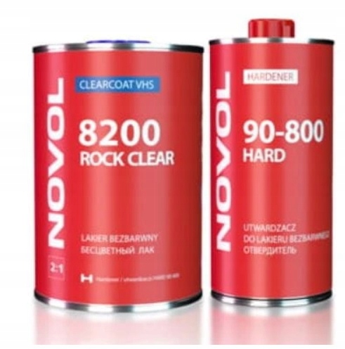 Novol 8200 Lakier bezbarwny Rock 1l+utw 0,5l